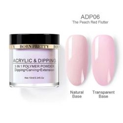 Дипинг и Акрилна Пудра BORN PRETTY 10ml ADP06 the peach red flutter